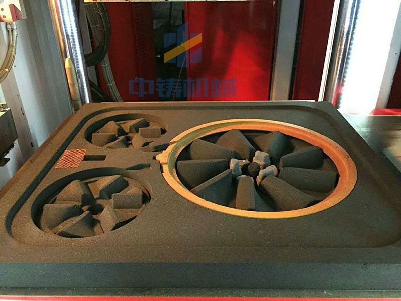全自動造型機造型砂型效果